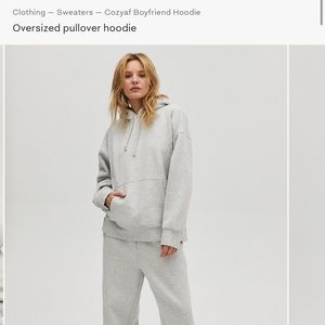 ARITZIA OVERSIZED BOYFRIEND HOODIE